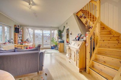 Wohnen mit Sonnenglanz: 3-Zimmer Maisonette nahe Heiligem See