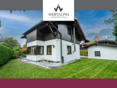 Stilvolles Wohnen: 
Anbauhaus zentral u. ruhig in Garmisch-Partenkirchen! Kamin, Garten, Doppelgara