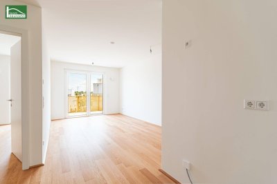 Investoren aufgepasst (Nettopreis) - begehrte 2.Zimmer-Wohnung mit Balkon im provisionsfreien Erstbezugs-Neubau