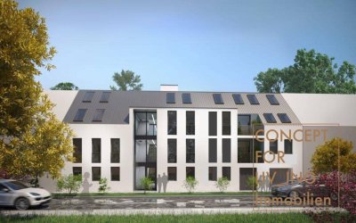 Exklusiv. Trendy. Coole Architektur. 85m2 Terrassen-Wohnung. Garage. Erstbezug. Anlegerpreis: €450.000,- Beziehbar: ab FJ 2026