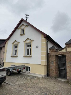 Erstbezug nach Sanierung mit Balkon und EBK: Stilvolle 1-Raum-Erdgeschosswohnung