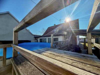 Ein Haus fürs Leben mit Swimming-Pool und Treppen-Lift
