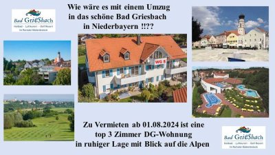 Top 3 Zi. Wohnung in ruhiger Lage mit Alpenblick