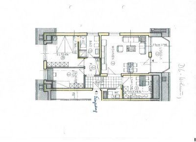 Attraktive 3-Zimmer-DG-Wohnung mit Balkon in Ahaus