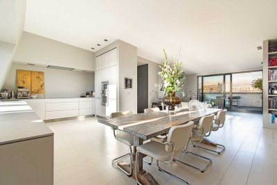 Exklusives Penthouse mit Panoramablick 
über die Skyline!