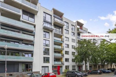 IMMOBERLIN.DE - Moderne Erdgeschosswohnung mit Topambiente & Terrasse zum ruhigen Gemeinschaftsgarte