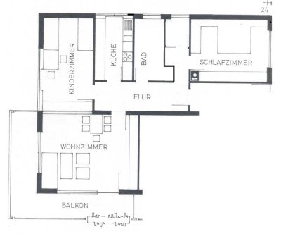 3,5-Raum-Wohnung mit EBK in Langenau-Albeck