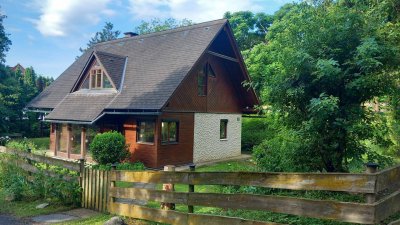 Wohnen in der Natur im Bio Holzhaus