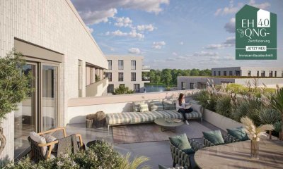 Penthouse auf ~150 m² Wohnfläche mit Dachterrasse und Seeblick im Effizienzhaus 40-Standard + QNG.