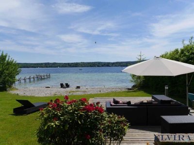 ELVIRA – Starnberg Westufer,
Traumhaus mit direktem Seezugang!