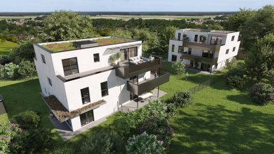 Exklusive 2-Zimmer-Wohnung mit großer Terrasse!