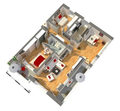 Wunderschöne 4-Zi Wohnung in Bad Wiessee - saniert und elegant