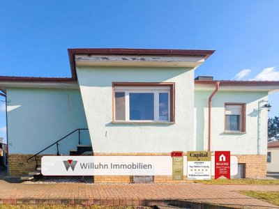 Großes EFH + Nebenhaus: Wohnen, Gewerbe, Vermietung! | Solarthermie | Heizung & Dach: 2012!