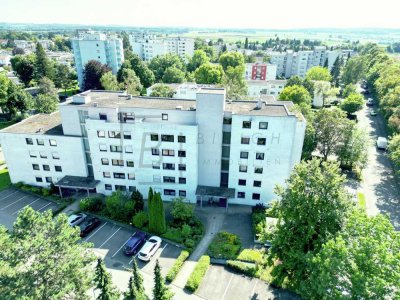 3,5-Zimmer-Erdgeschosswohnung mit Südwest-Loggia und Tiefgaragenstellplatz