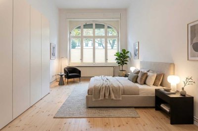 Sanierte 3-Zimmer-Altbauwohnung mit privatem Garten. Im Herzen von Pankow