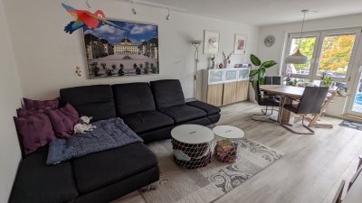 Sonnige 4 Zimmer Maisonette-Wohnung mit Balkon in Ludwigsburg-Pflugfelden