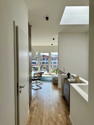 Geschmackvolle 4-Zimmer-Penthouse-Wohnung mit gehobener Innenausstattung mit Einbauküche in Bremen