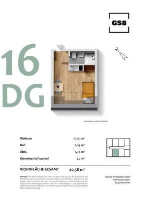 Neubau-Studentenappartement im Dachgeschoss ++ attraktive Kapitalanlage ++