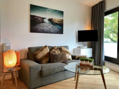 Stilvolle, möblierte 1-Zimmer-Wohnung mit Balkon – Toplage in Bonn-Röttgen, nur 8 Min. zum BMVg