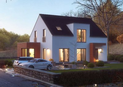 Traumhaftes massa Haus, energieeffizient und nachhaltig gebaut, mit TOP Grundstück !