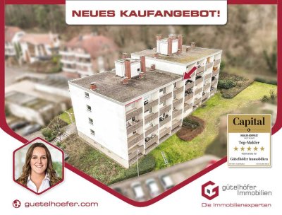 Bezugsfreie Zweiraumwohnung mit Balkon, Aufzug und Kfz-Stellplatz in Toplage von Bad Neuenahr