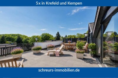 Direkt am Stadtwald - Penthouse-Maisonette mit beeindruckender Dachterrasse