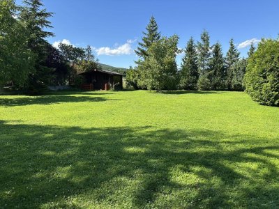 Einfamilienhaus mit Weitblick, zwei separate Grundstücke Bauland Klasse I