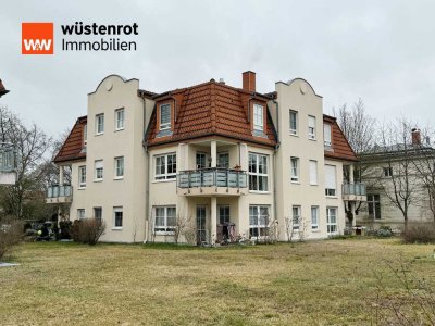 Schöne Wohnung in zentraler Lage von Makranstädt am Rand von Leipzig - mit Balkon und Tiefgarage