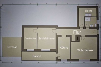 3‑Zimmer Wohnung mit Balkon in Plettenberg