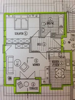 DG-Wohnung mit Balkon, 2 Zimmer, 57m², in Freilassing