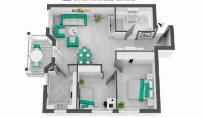 3 Zimmer Wohnung mit Balkon in Abstatt