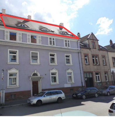 Moderne 2 Zimmer-Dachgeschosswohnung mit hochwertiger Einbauküche