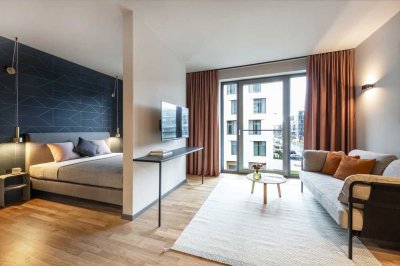 IPARTMENT . Design Serviced Apartment M // Lounge, Rooftop, CoWorking, Servicepaket*