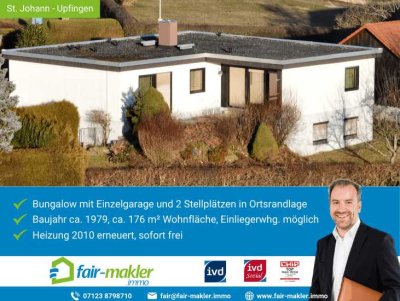 FAIR-MAKLER: Lange gesucht, endlich gefunden - Bungalow in Ortsrandlage