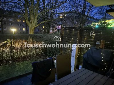 Tauschwohnung: Schöne 2,5 Zimmer Wohnung mit bisschen Grünfläche