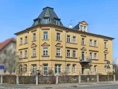Helle 2-Zimmer-Wohnung mit Balkon im Hochparterre im schönen Radebeul