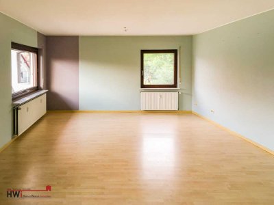 Großzügig geschnittene 3-Zimmerwohnung mit Balkon, Terrasse und gemeinsamem Garten.
