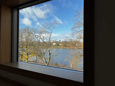 Wohnen und Arbeiten mit Seeblick! Aasee Münster in ersten Seereihe!