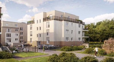 Moderne Wohnung inklusive Fußbodenheizung, Bodenbeläge und Malerarbeiten