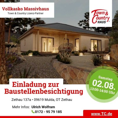 Herzliche Einladung zur Hausbesichtigung am 02.08.2025 in Mulda