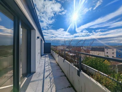 Ruhige, helle Erstbezugswohnung mit Fernblick im Zentrum