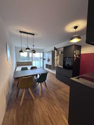Moderne möblierte 1-Zimmer Wohnung mit Balkon in Dresden-Johannstadt-Nord