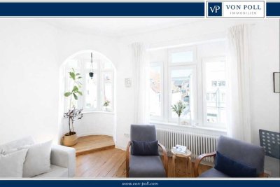 Exklusiv sanierte, denkmalgeschützte Beletage in Toplage mit Balkon