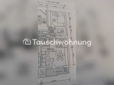 Tauschwohnung: Charmante 3ZKB EG Wohnung mit großem Balkon