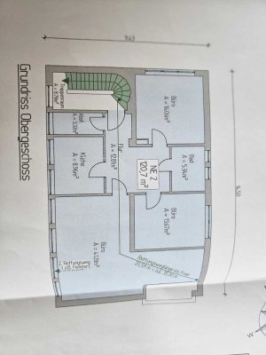 Freundliche und modernisierte 3-Zimmer-OG-Wohnung mit Balkon und Einbauküche in Hemmingstedt