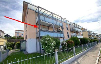 Helle 3-Zimmer-Wohnung mit Balkon und Tiefgarage in Memmingerberg