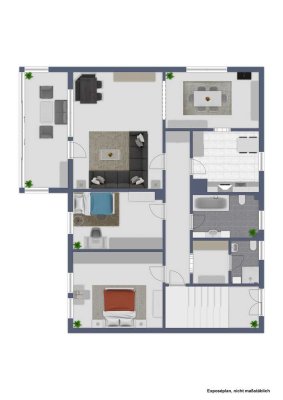 Gepflegte 4-Zimmer-Wohnung mit Balkon in Landshut-Achdorf