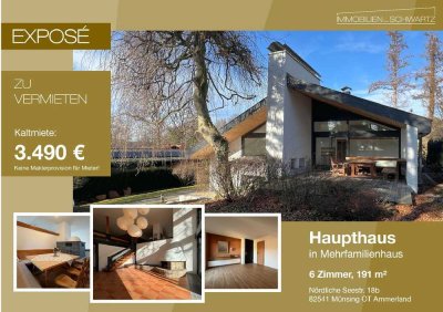 Haupthaus in MFH am Starnberger See • 6 Zimmer • 191 m² + Garten