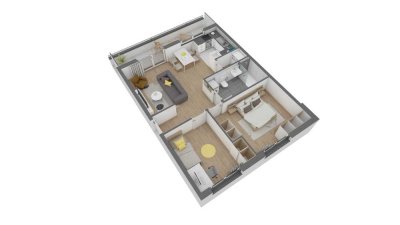 Attraktive 3 Zimmer-Wohnung im DG mit Dachterrasse und Aufzug
