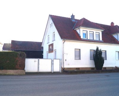 REDUZIERT: Doppelhaushälfte mit schönem Grundstück in Zeutern zu verkaufen